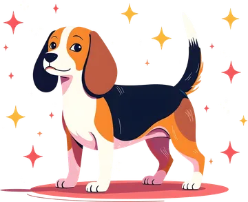 Clean sparkling dog